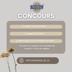 Concours Gagnez un forfait spécial Fête des Mères à l’Hôtel Universel Québec!
