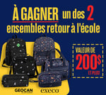 Concours Jean Coutu Gagnez un sac à dos, un sac à lunch et des produits assortis pour le retour à l’école!
