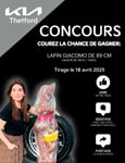 Concours Kia Thetford - Gagnez un gros lapin en chocolat  d'une valeur de 165$!