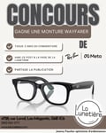 Concours La Lunetière - Gagnez une monture Wayfarer Ray-Ban par Meta de votre choix !