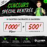 Concours La rentrée chez Olivier Nissan Sept-Îles !