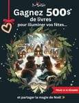 Concours Librairie Monet - Gagnez 500 $ de livres pour illuminer vos fêtes!