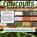 Concours Literie & Déco et moi - Gagnez un Ensemble Complet de Serviettes en Coton Bambou !