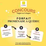 Concours Littoral - Hôtel & Spa - Forfait Promenade à Québec à gagner !