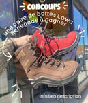 Concours Plein Air Entrepôt - Gagnez une paire de bottes Lowa Renegade!