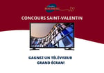 Concours Saint-Valentin Meubles Rousseau  : Gagnez un téléviseur !