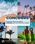 Concours Sports Experts / Atmosphère Laurier - 1000$ en prix pour planifier vos prochaines vacances au soleil ! Concours Sports Experts / Atmosphère Laurier - 1000$ en prix pour planifier vos prochaines vacances au soleil !