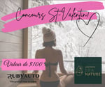 Concours St-Valentin Hyundai Ruby Auto Inc.-Gagnez un certificat-cadeau d’une valeur de 100 $ chez Adstock Spa Nature!