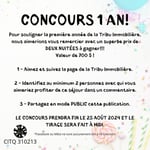 Concours Tribu Immobilière - Gagnez 2 nuitées à la Retraite!