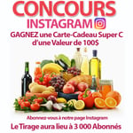 Concours Instagram Gagnez une Carte-Cadeau Super C de 100$