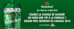 Concours Gagnez un week-end VIP à la Formule 1 Grand Prix Heineken du Canada 2018!