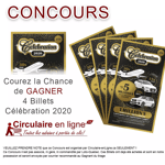Concours GAGNEZ 4 Billets Célébration 2020!