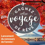 Concours Gagnez votre voyage de rêve avec Tuango et Air France!