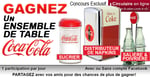 Concours Gagnez un Ensemble de Table Coca Cola!