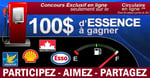 Concours Gagnez 100$ d’essence!