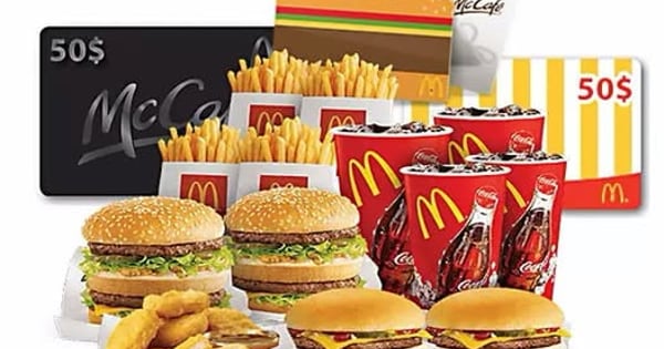 CONCOURS EXCLUSIF - Concours Carte-Cadeau 50$ McDonald's