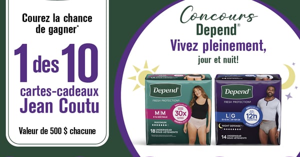 Concours Jean Coutu Gagnez l'une des 10 cartes-cadeaux de 500$!