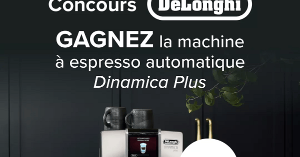 Concours Linen Chest - Gagnez la machine à espresso automatique Dinamica Plus!