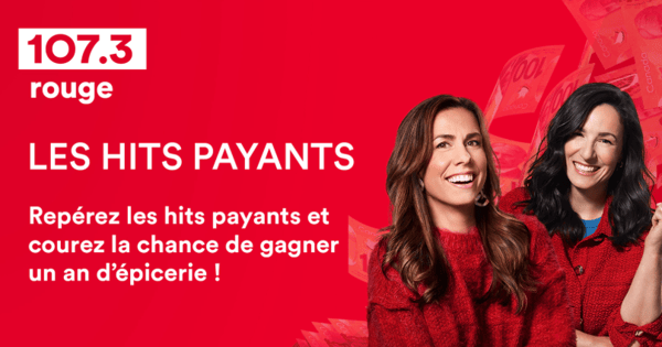 Concours Rouge 107,3 - Gagnez un an d’épicerie avec les HITS PAYANTS!