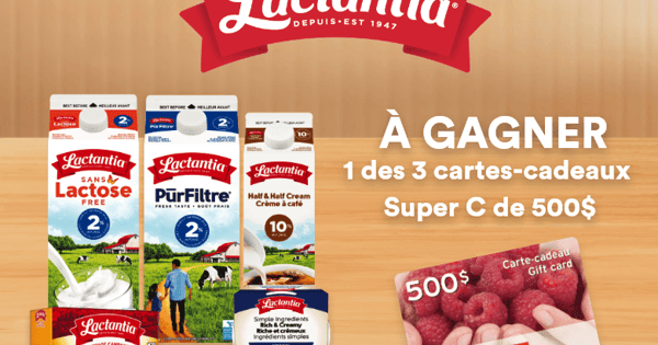 Concours Super C - Gagnez 1 des 3 cartes-cadeaux Super C de 500$!
