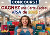 Concours Carte-Cadeau VISA de 200$