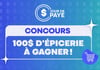 Concours Courez la chance de gagner 100$ d'épicerie!