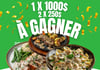 Concours Fou d'la bouffe - Gagnez une carte cadeau de 1000$ ou une des deux cartes de 250$ pour déguster nos plats prêts à manger!