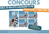 Concours Gagnez 20 Billets Gagnant à VIE