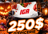 Concours Gagnez 250$ d'épicerie!