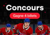 Concours Gagnez 4 billets pour la game du 26 mars pour aller voir Les Canadiens de Montréal!