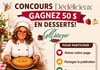 Concours Gagnez 50$ en desserts!
