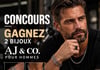 Concours Gagnez deux bijoux pour homme AJ&Co!