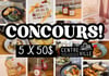 Concours Gagnez l'un des cinq prix de 50$ au Centre-ville gourmand de Saint-Hyacinthe!