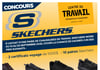 Concours Gagnez l'un des deux certificats voyage de 1000$ ou l'une des dix paires de chaussures Skechers!