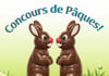 Concours Gagnez l'un des deux lapins en chocolat!