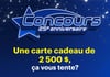 Concours Gagnez l'une des deux cartes-cadeaux Best Buy de 2500$!