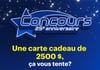 Concours Gagnez l'une des deux cartes-cadeaux Best Buy de 2500$!