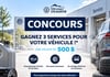 Concours Gagnez trois services pour votre véhicule!