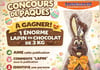 Concours Gagnez un lapin en chocolat de 3 Kg!