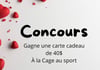 Concours Gagnez une carte cadeau La cage aux sports de 40$!
