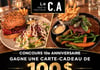 Concours Gagnez une carte-cadeau Le C.A. Resto Traiteur de 100$!