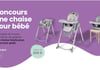 Concours Gagnez une Chaise Haute Minla 6-en-1!