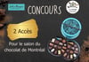 Concours Jeff de Bruges Canada – Salon du Chocolat Montréal!