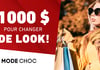 Concours M105 Gagnez l'une des trois cartes-cadeaux de 1000$ Mode Choc Granby!