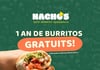 Concours Nacho's Restaurants - 1 an de burritos gratuits, d’une valeur de plus de 650$