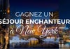 Concours New York pendant les Fêtes, c'est tout simplement magique!