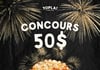 Concours Topla - Une carte-cadeau de 50$ à gagner !