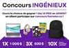 Gagnez jusqu'à 1000$ pour la rentrée avec le Concours Ingénieux de Hamster !