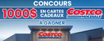 Concours 1000$ en Cartes-Cadeaux Costco à Gagner !