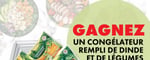 Concours Gagnez un congélateur rempli de produits Green Giant et de dindon!
